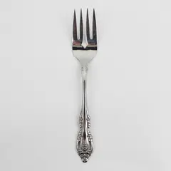 Single Stainless Steel Oneida Michelangelo Serving Fork Silverware  8.5"
