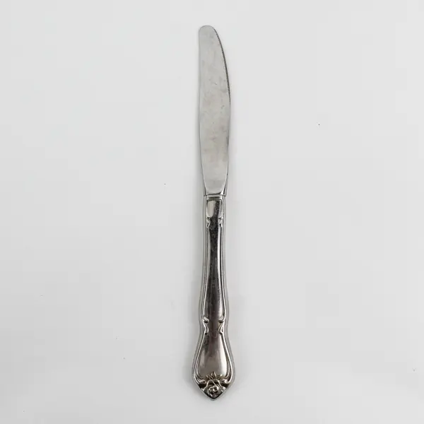 Oneida Silver Arbor Rose-True Rose Pattern Stainless Steel Solid Dinner Knife