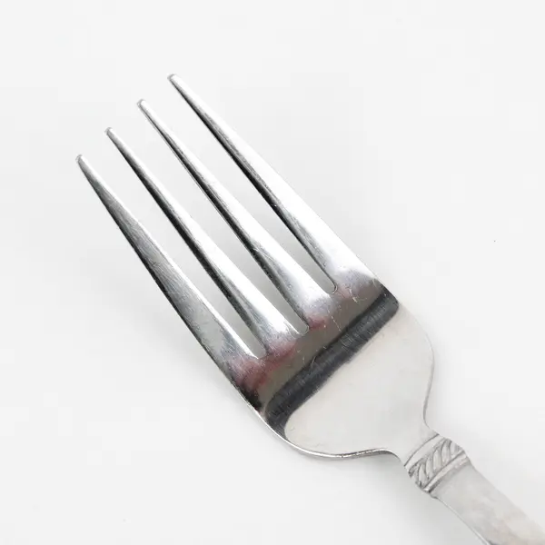 Lot of 6 Cuisinart Flatware CUI17 Pattern Stainless Salad Forks 7.25" Good
