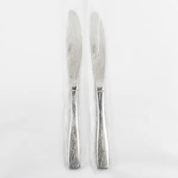 Lot of 2 Cambridge Silver Madison Pattern SS Dinner Knives 9" Long 4.25" HDL New