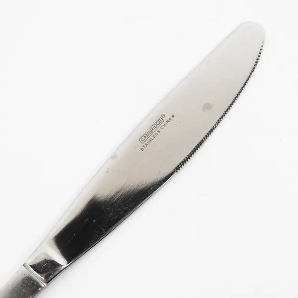 Lot of 6 Cambridge Silver Madison Pattern SS Dinner Knives 8.75" Long 4.5" HDL