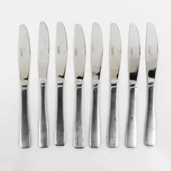 Lot of 8 Cambridge Silver Madison Pattern SS Dinner Knives 8.75" Long 4.5" HDL