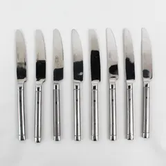 Lot of 8 Cambridge Silver Tripoli II-Sand Pattern 18/0 SS Dinner Knives 9.5"