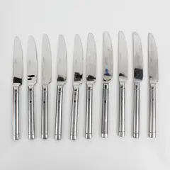 Lot of 10 Cambridge Silver Tripoli II-Sand Pattern 18/0 SS Dinner Knives 9.5"