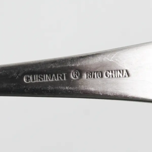 Cuisinart Flatware CUI26 Pattern 18/10 SS Salad Fork 7" Long Rare HTF Pattern