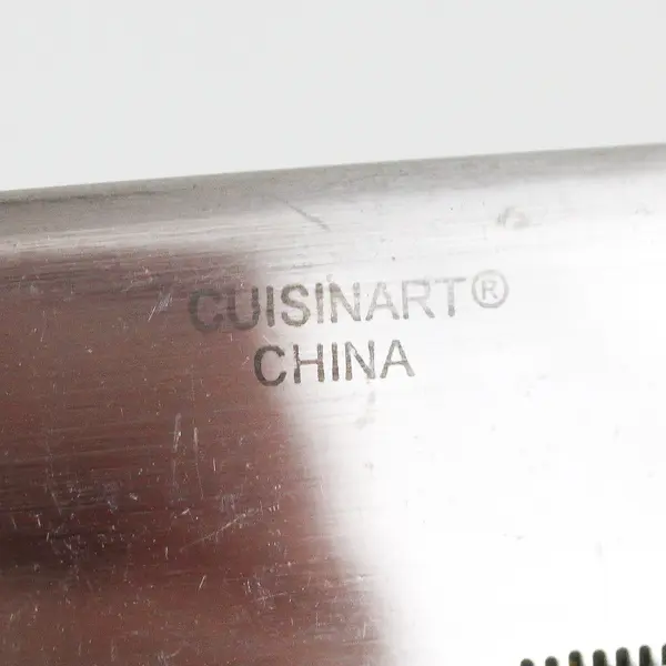 2 Cuisinart Flatware CUI22 Pattern 18/10 SS Dinner Knives 9.25" Rare HTF Pattern