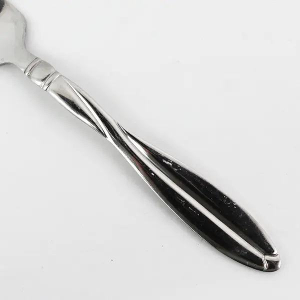 Lot Of 2 Cuisinart Flatware CUI16 Pattern 18/10 Stainless Salad Forks 7" Long