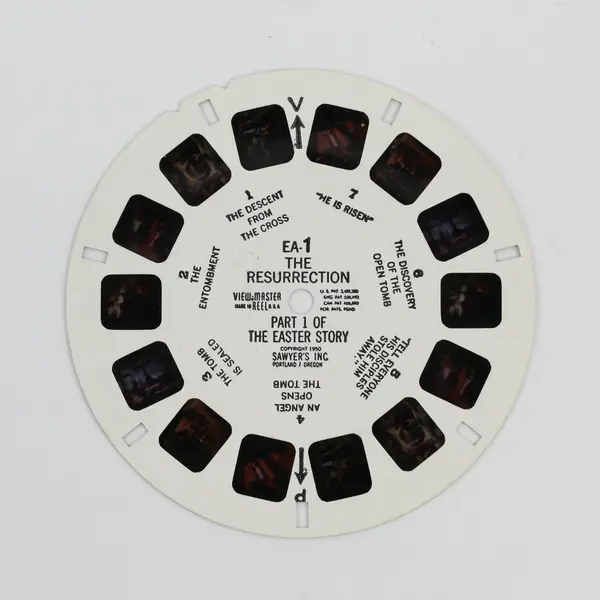 Lot Of 3 Vintage View-Master The Easter Story Reels 1-3 Biblical 