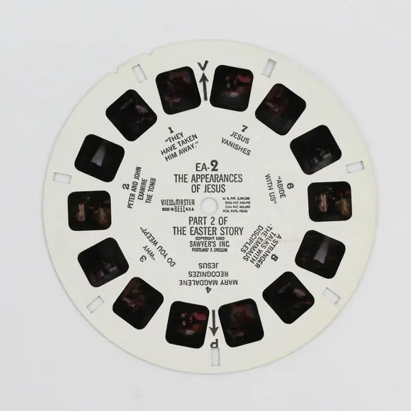 Lot Of 3 Vintage View-Master The Easter Story Reels 1-3 Biblical 