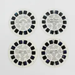 Lot Of 4 View-Master Bible Stories Reels Noah's Ark David Goliath Samson Delilah