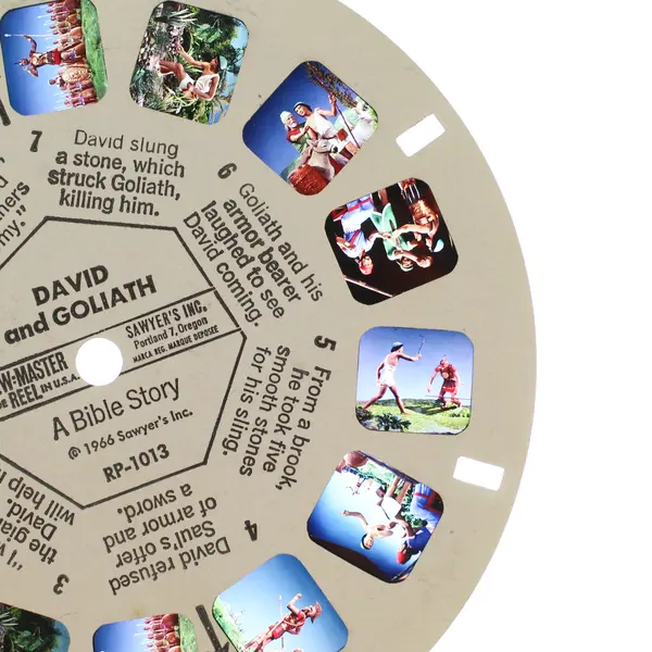 Lot Of 4 View-Master Bible Stories Reels Noah's Ark David Goliath Samson Delilah