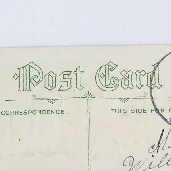 1909 A Merry Christmas To You Holly Embossed Postcard Hilts California Postmark