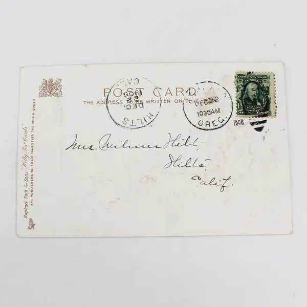 1906 A Merry Christmas To You Holly Embossed Postcard Tuck & Sons