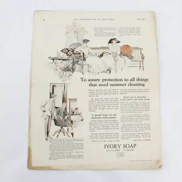 Vintage The Youth's Companion Magazine July 5 1923 Four Franklin