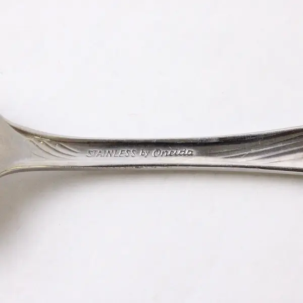 Lot of 3 Oneida Camber Cresta Windswept Scroll Pattern Stainless Salad Forks