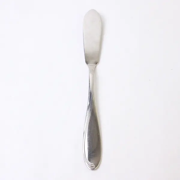 Oneida Silver Camber Cresta Windswept Scroll Pattern SS Butter Knife 6.5" Good