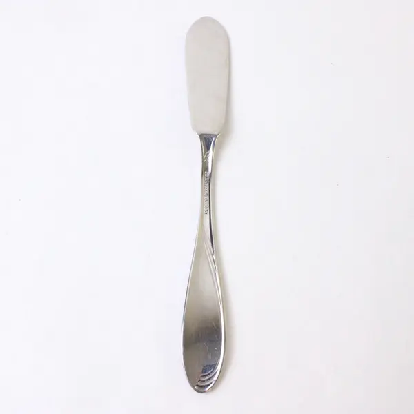 Oneida Silver Camber Cresta Windswept Scroll Pattern SS Butter Knife 6.5" Good