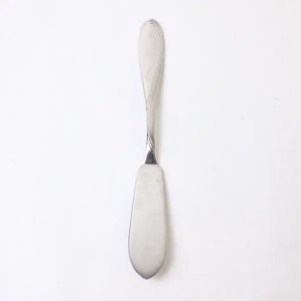 Oneida Silver Camber Cresta Windswept Scroll Pattern SS Butter Knife 6.5" Good