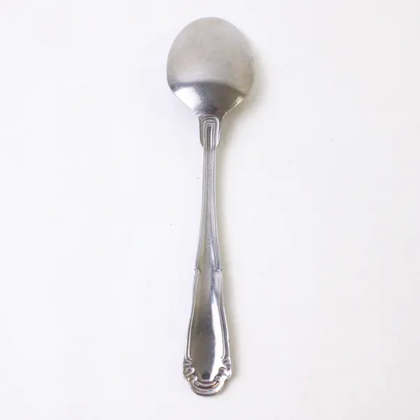 Royal Norfolk Flatware Venice pattern 18/0 SS Solid Serving Spoon 7.75" Rare HTF