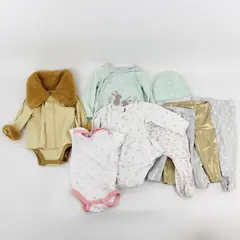 9 Piece Mixed Lot Baby Girls' Clothes 3-6 Months