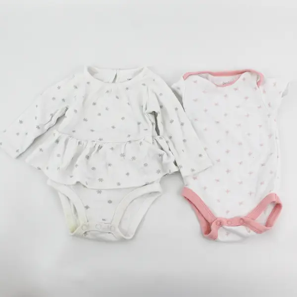9 Piece Mixed Lot Baby Girls' Clothes 3-6 Months