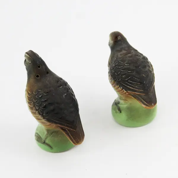 Vintage Goebel Hummel Quail Salt & Pepper Shakers West Germany