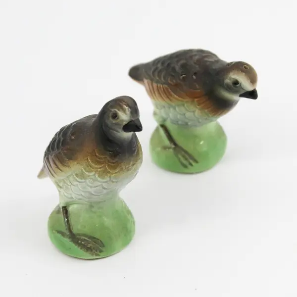 Vintage Goebel Hummel Quail Salt & Pepper Shakers West Germany