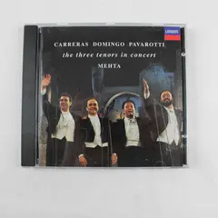 The Three Tenors In Concert CD Carreras Domingo Pavarotti Mehta 1990 Good