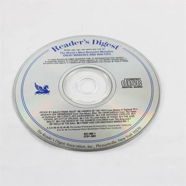 Great Marches & Waltzes The World's Most Beautiful Melodies CD 1991