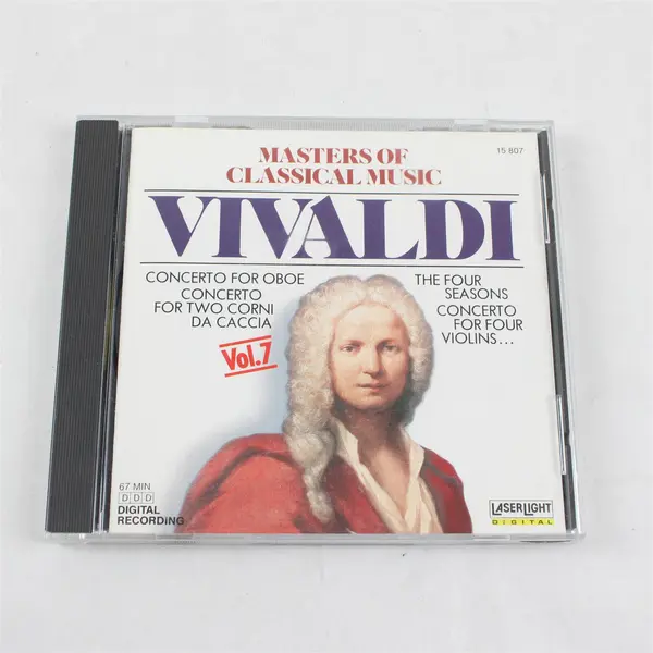 Antonio Vivaldi Masters Of Classical Music Vol. 7 LaserLight Digital CD 1988