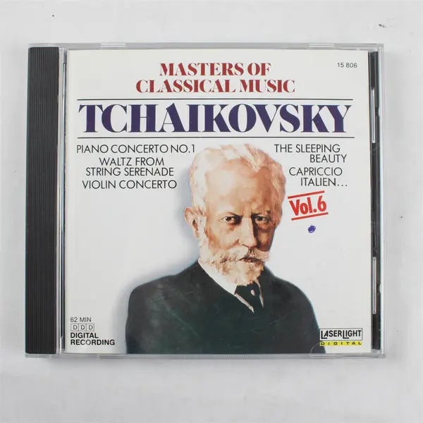 Masters of Classical Music: Tchaikovsky Vol. 6 LaserLight Digital CD 1988