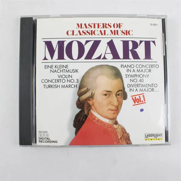 Masters Of Classical Music: W. A. Mozart LaserLight Digital CD 1988