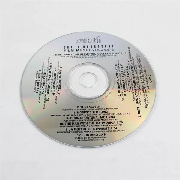 Ennio Morricone Film Music Volume II Virgin Movie Music 1988 CD