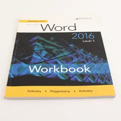Microsoft Word 2016 Workbook Level 1 Benchmark Series 2017 Paradigm Publishing 