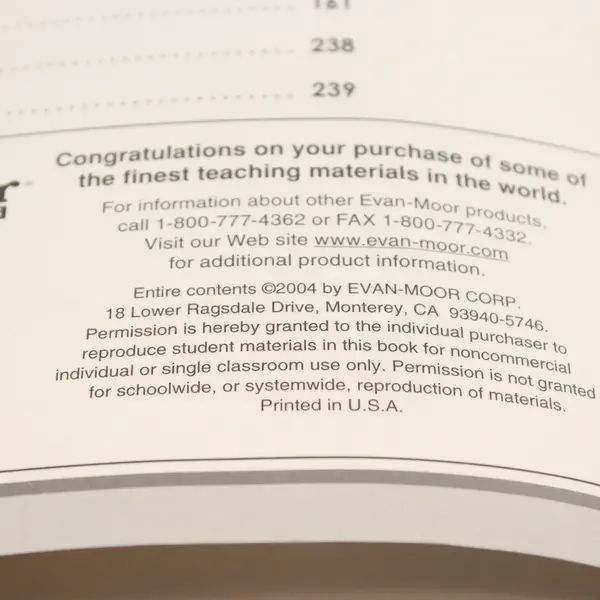 Evan-Moor Easy File Folder Reports Grades 3-6 2004 Paperback Unmarked Good