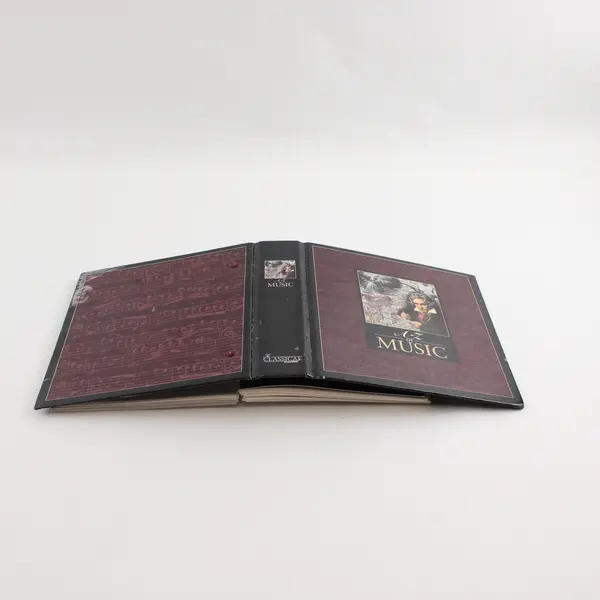 Vintage A-Z of Music 2-Ring Hardcover Binder 1999 IMP Inc A-Z Card Series Good
