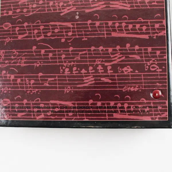 Vintage A-Z of Music 2-Ring Hardcover Binder 1999 IMP Inc A-Z Card Series Good