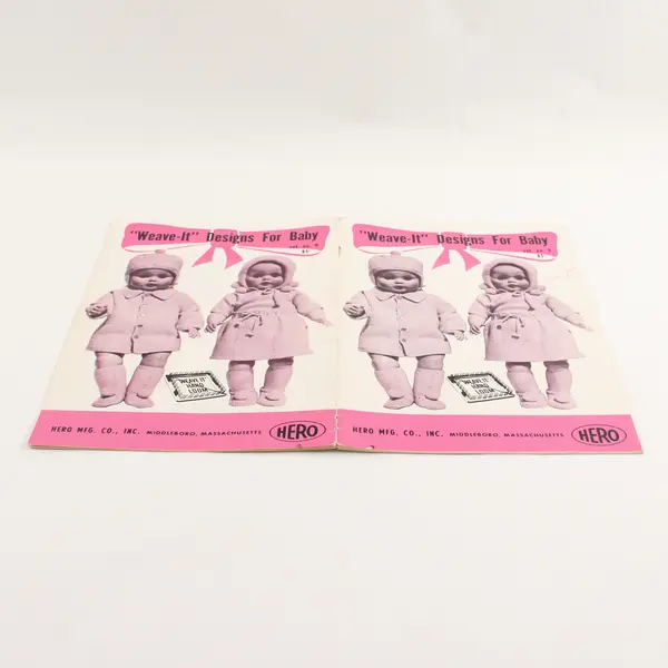 Vintage 1967 Hero MFG Weave-It Designs For Baby Vol #9 Handloom Craft Book PB