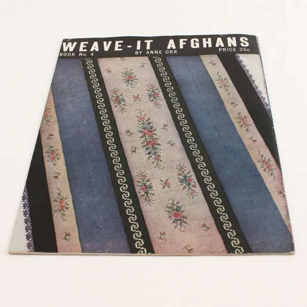 Weave-It Afghans by Anne Orr 1937 Craft Book for Handlooms Book #4 PB Good
