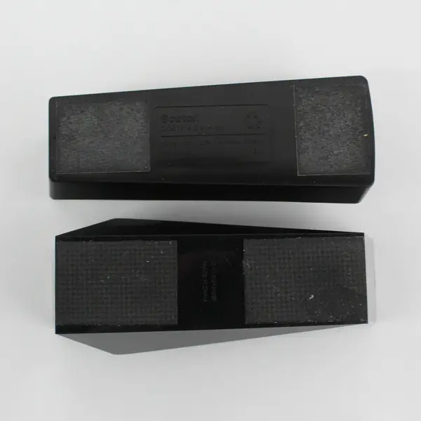 Lot of 2 Scotch Black Desktop Tape Dispensers Models C-17 & C-38 Missing Core