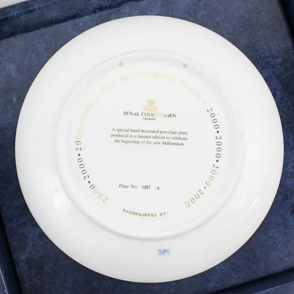 Royal Copenhagen The Millennium Plate 2000 No. 5287A