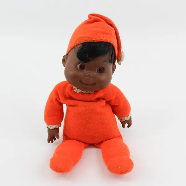1970 Mattel Baby Beans African American Doll 12"