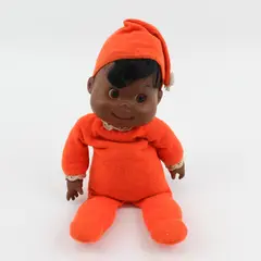 1970 Mattel Baby Beans African American Doll 12"