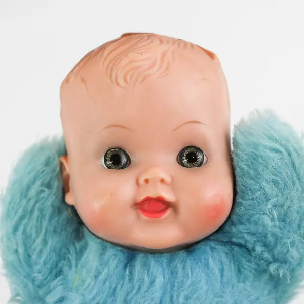 Vintage Cuddle Toys By Douglas Baby Boy Doll Blue Pajamas Body Soft