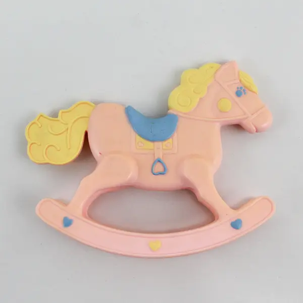 1984 Mattel Heart Family Pink Toddler Doll Rocking Horse  