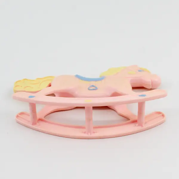 1984 Mattel Heart Family Pink Toddler Doll Rocking Horse  