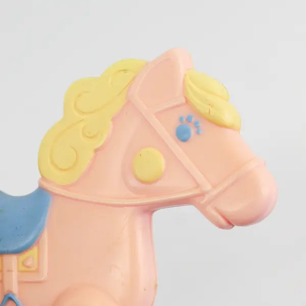 1984 Mattel Heart Family Pink Toddler Doll Rocking Horse  