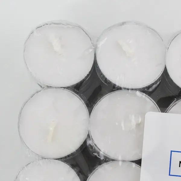 Mainstays White Unscented Indoor/Outdoor Tealight Candles, 100 Count