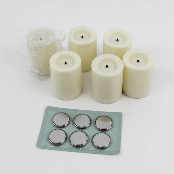 Lot of 14 Battery Operated White Votive Candles Original Boxes And Batteries