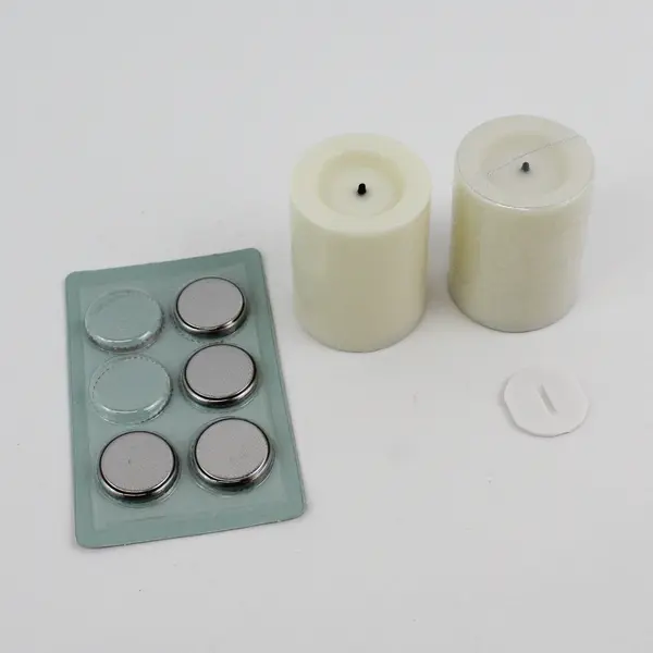 Lot of 14 Battery Operated White Votive Candles Original Boxes And Batteries